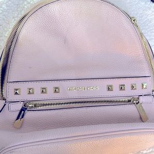 micheal kors rose. mini backpack